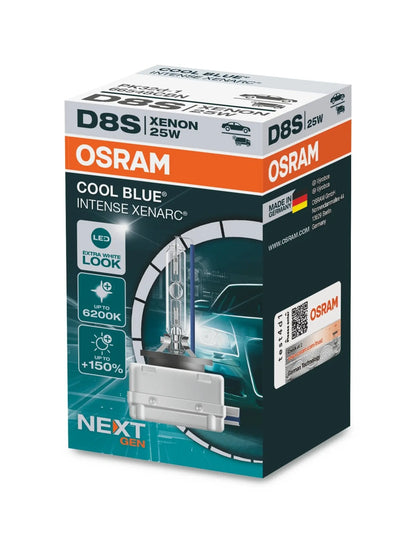 D8S 12V+24V 25W PK32D-1 XENARC COOL BLUE INTENSE NextGen. 6200K +150% 1st OSRAM - Samsuns Group