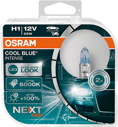 H1 12V 55W P14.5s Cool Blue INTENSE NextGeneration 5000K +100% 2St OSRAM - Samsuns Group