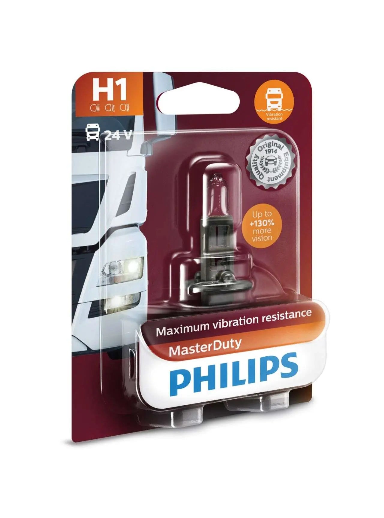H1 24V 70W P14,5s MasterDuty 1 St. Blister Philips - Samsuns Group