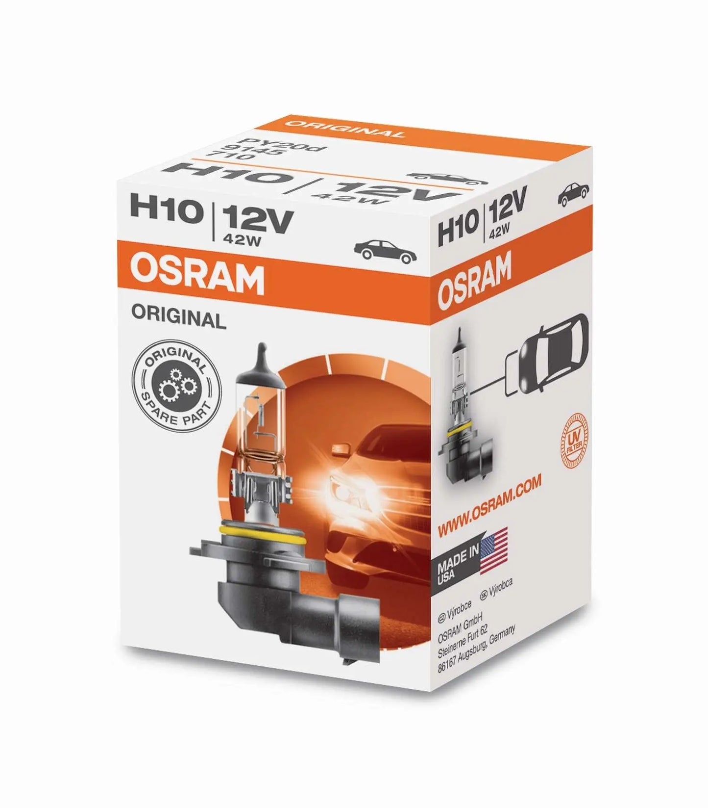 H10 12V 42W PY20d 1 St. Original Spare Part OSRAM - Samsuns Group