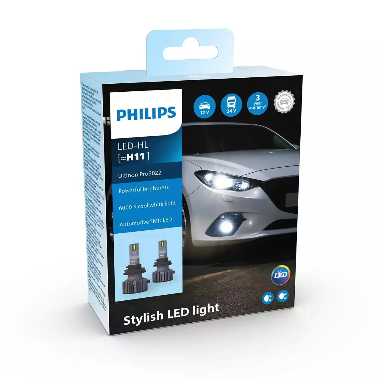 [~H11] HL Ultinon Pro3022 LED 12V&24V 6000K 2 St. Philips - Samsuns Group