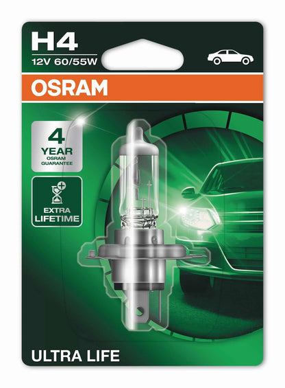 H4 12V 60/55W P43t ULTRA LIFE 4 Jahre Garantie 1 St. Blister OSRAM - Samsuns Group
