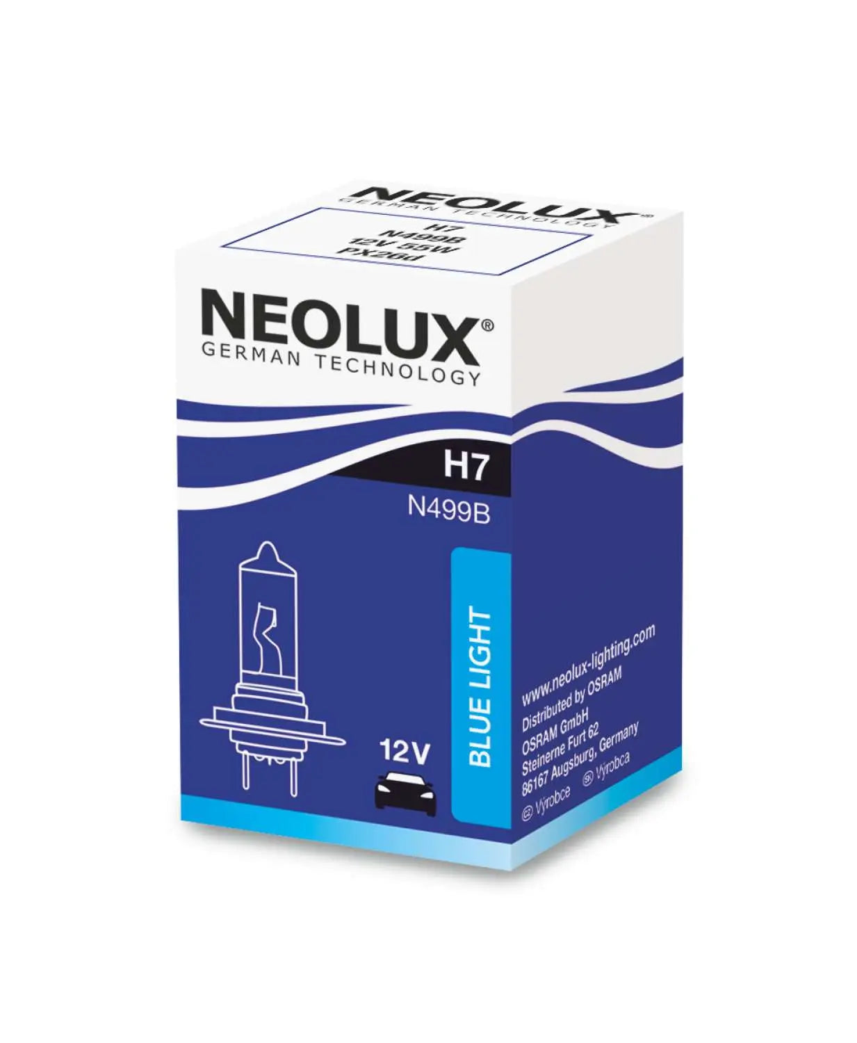 H7 12V 55W PX26d Blue Light N499B 1 Stück NEOLUX - Samsuns Group