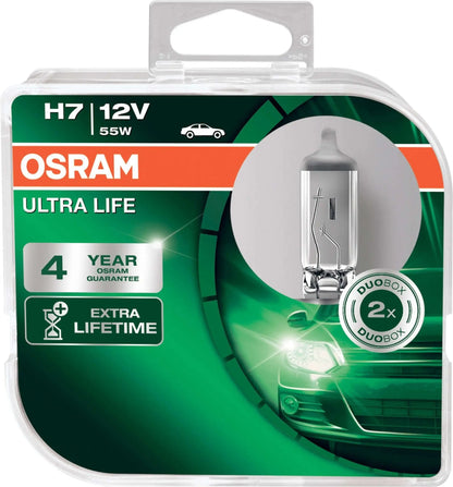 H7 12V 55W PX26d ULTRA LIFE HCB 4 Jahre Garantie 2 St. OSRAM - Samsuns Group