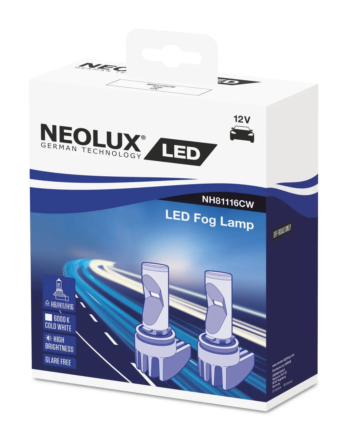 H8 LEDriving® FOG LAMP 6000K 12V NEOLUX 1 St. - Samsuns Group