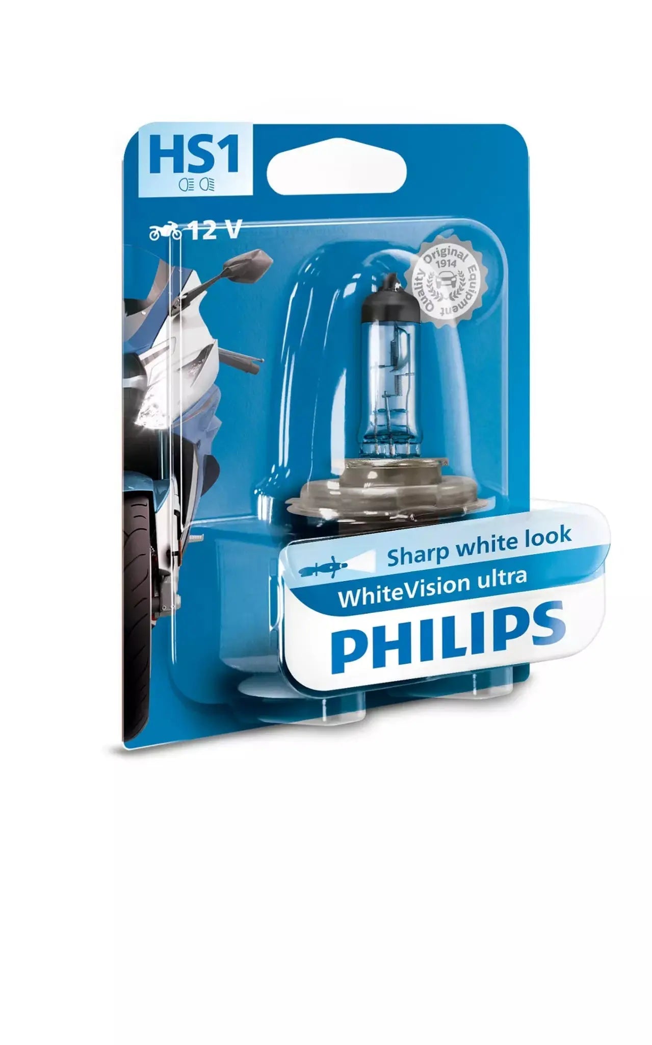 HS1 12V 35/35W PX43t-38 WhiteVision Ultra Moto 1st. Blister Philips - Samsuns Group