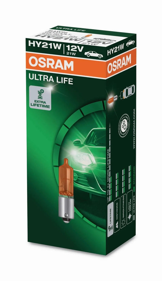 HY21W 12V 21W BAW9s ULTRA LIFE 1St. Faltschachtel OSRAM - Samsuns Group