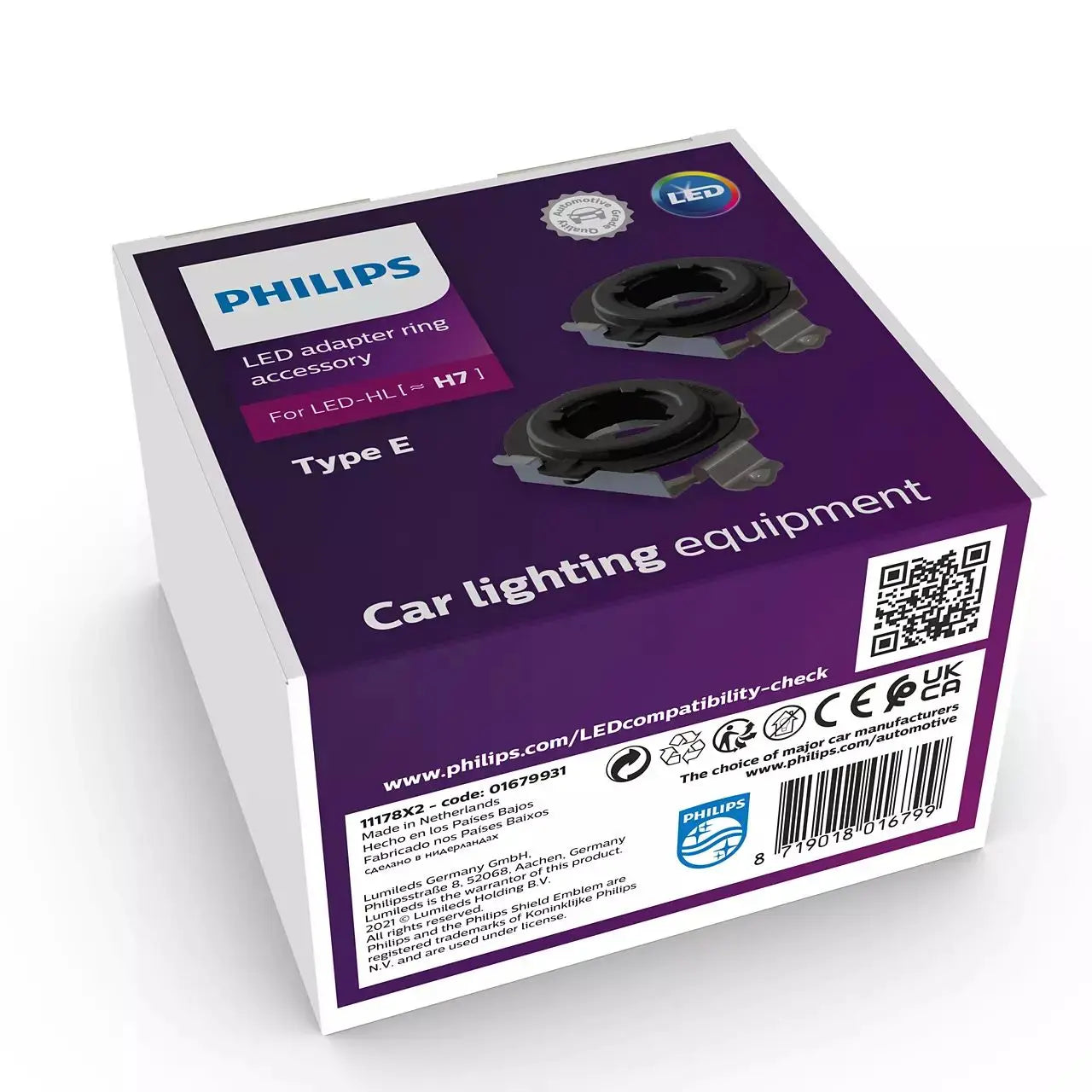 LED Connector rings [~H7] Type E - Zubehör für LED HL 2 St. Philips - Samsuns Group