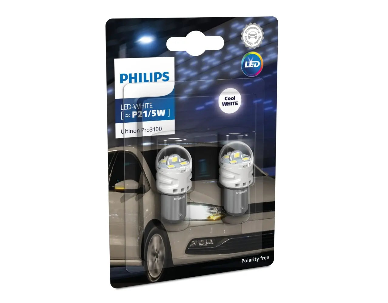 LED P21/5W 12V 2.4/0.48W BAY15D Ultinon Pro 3100 2St. Philips - Samsuns Group