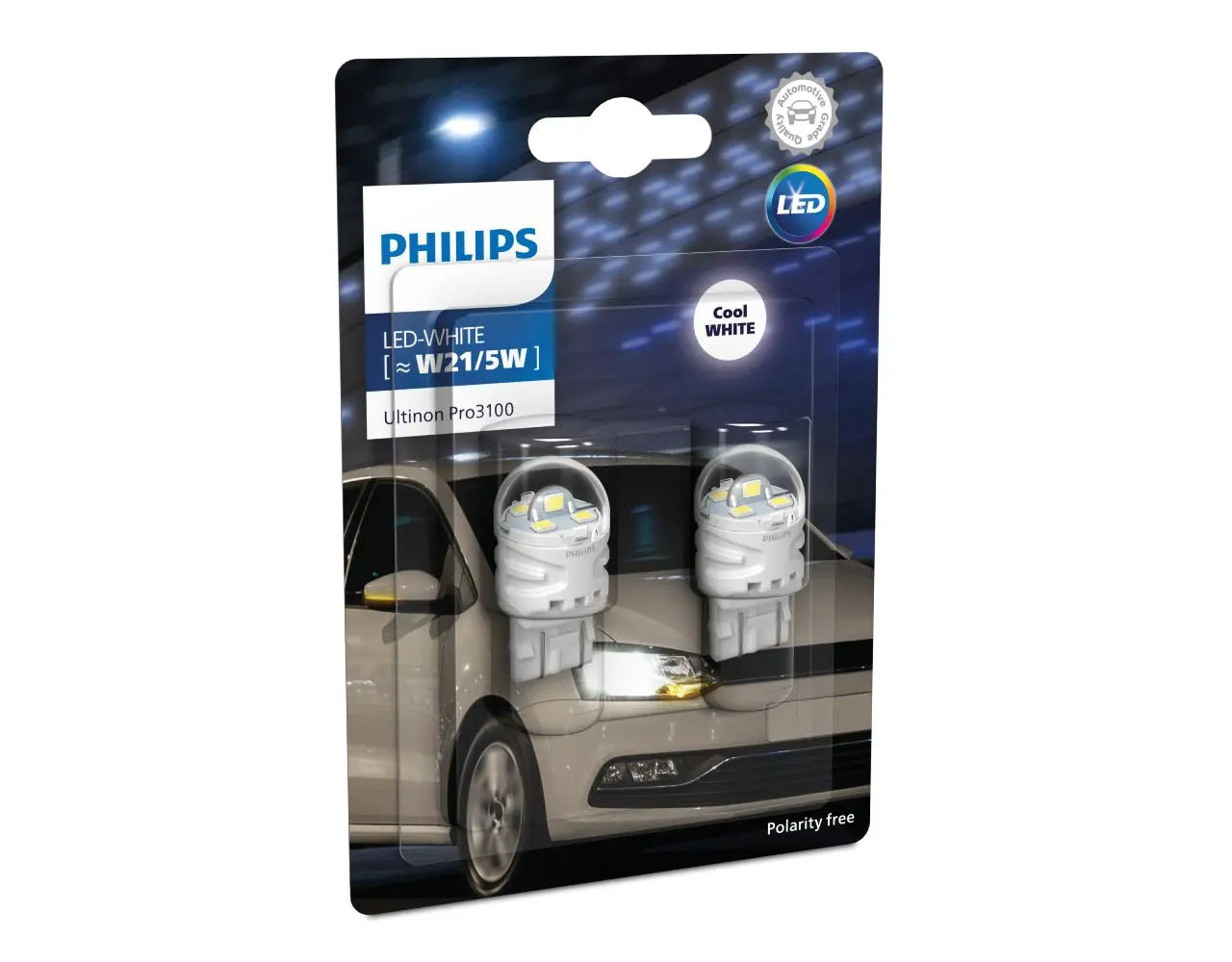 LED W21/5W 12V 2.4/0.48W W3x16q Ultinon Pro 3100 2St. Philips - Samsuns Group