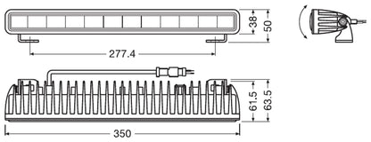 LEDriving LIGHTBAR SX300-CB Lichtleiste 1St. OSRAM - Samsuns Group