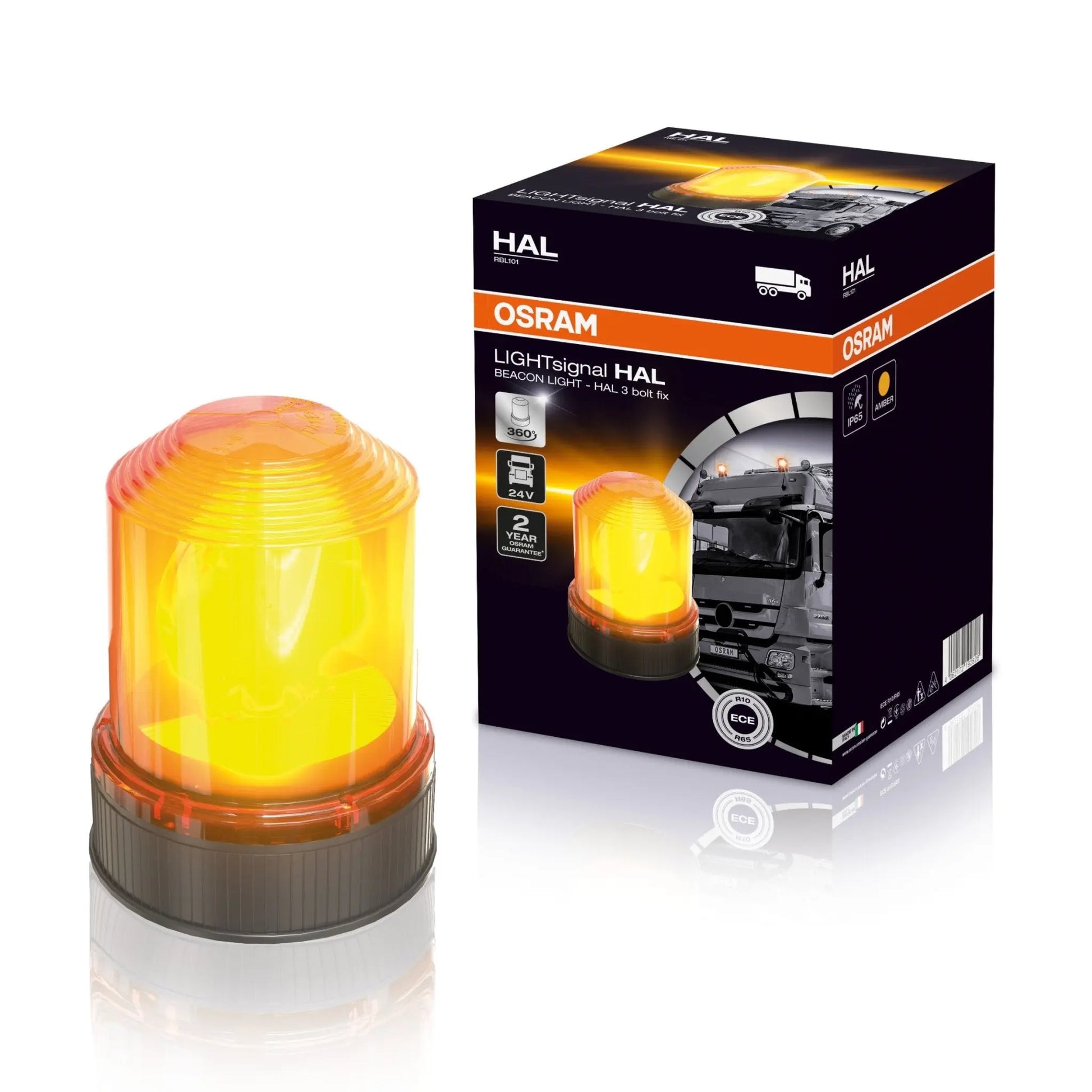 LIGHTsignal HAL BEACON LIGHT 360° Rundumkennleuchte Warnlicht 24V 1St. OSRAM - Samsuns Group