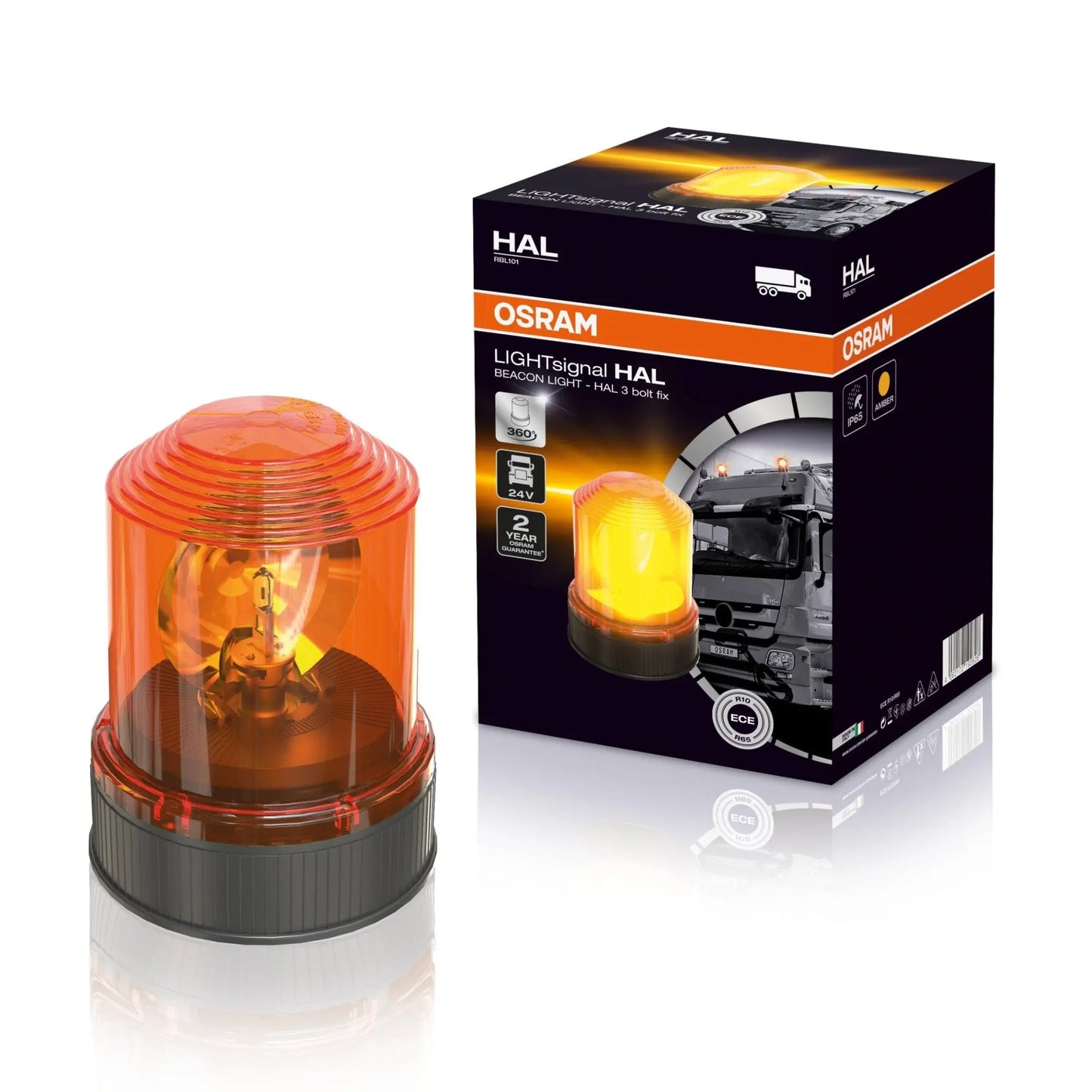 LIGHTsignal HAL BEACON LIGHT 360° Rundumkennleuchte Warnlicht 24V 1St. OSRAM - Samsuns Group