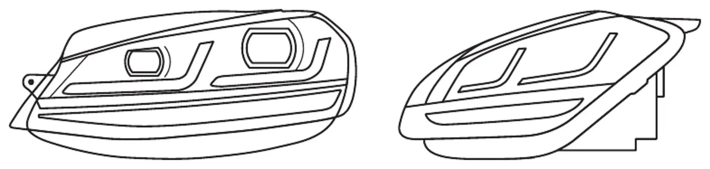 OSRAM LEDriving® Golf VII Facelift Scheinwerfer, GTI Edition als Halogenersatz - Samsuns Group