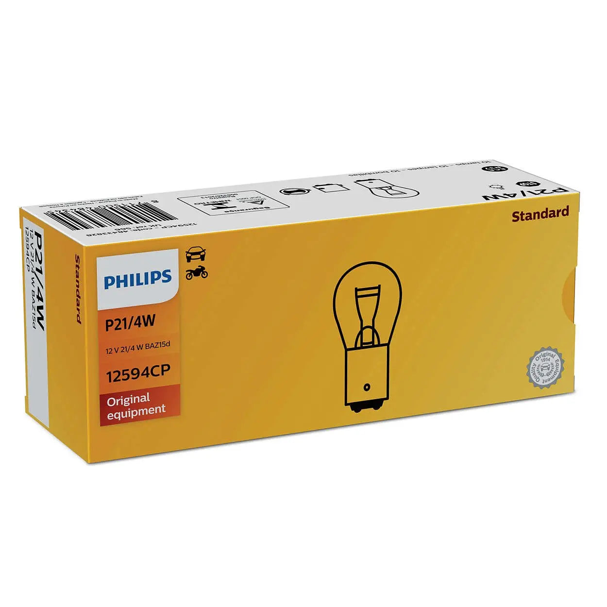 P21/4W 12V 21/4W BA15s Vision 1st. Philips - Samsuns Group