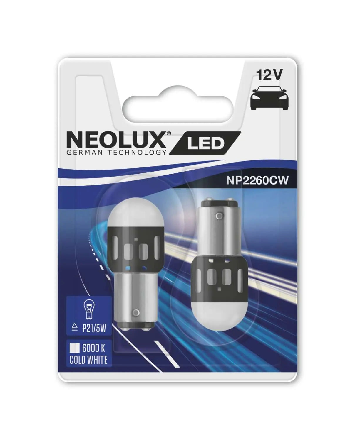 P21/5W 12V 1,2W BAY15D LED Retrofits NP2260CW-02B 2 Stück NEOLUX - Samsuns Group