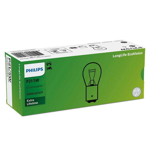 P21/5W 12V 21/5W BAY15d LongLife Ecovision 1st. Philips - Samsuns Group