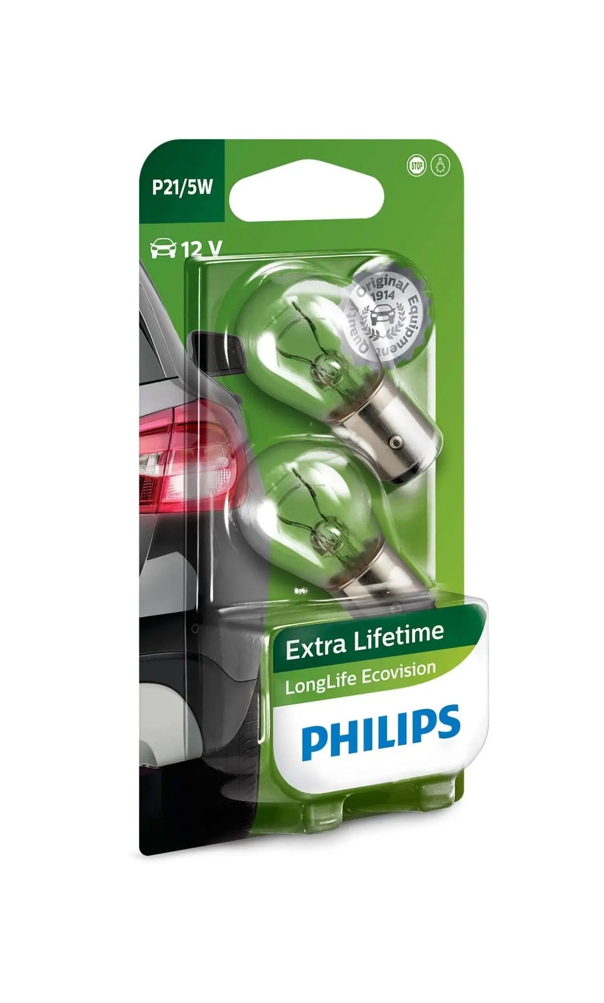 P21/5W 12V 21/5W BAY15d LongLife Ecovision 2 St. Philips - Samsuns Group