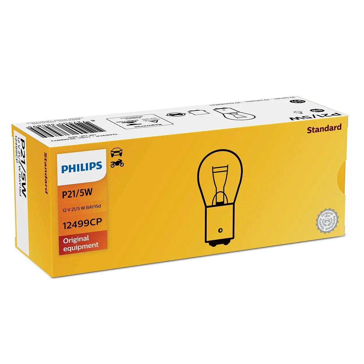 P21/5W 12V 21/5W BAY15d Vision 1st. Philips - Samsuns Group