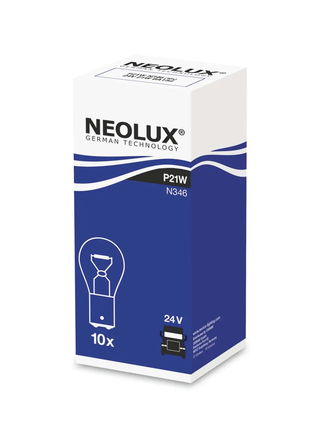 P21W 24V 21W BA15D Standard N346 1 Stück NEOLUX - Samsuns Group