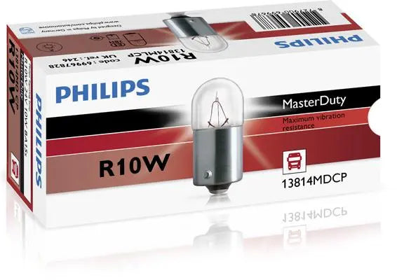 R10W MasterDuty 24V 10W BA15s 1St Philips - Samsuns Group