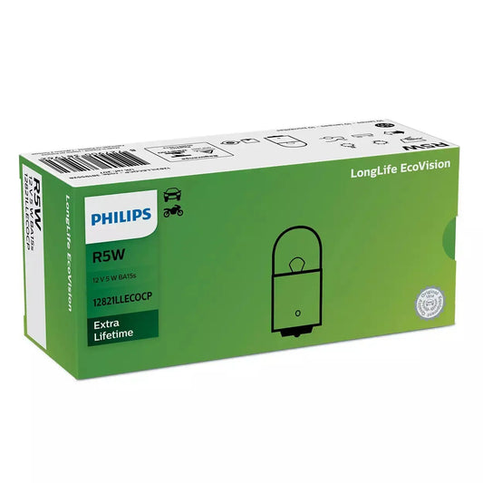 R5W 12V 5W BA15s LongLife EcoVision 1st. Blister Philips - Samsuns Group