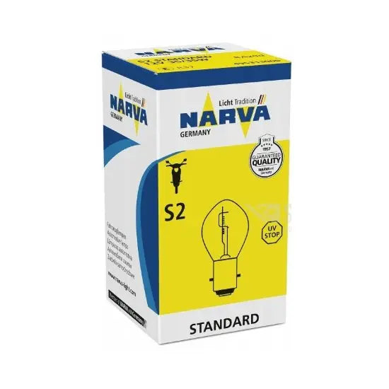 S2 12V 35/35W BA20d STANDARD NARVA - Samsuns Group