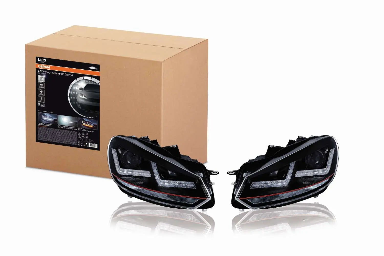 Scheinwerfer LEDriving Xenarc GTI für Golf VI LED-Tagfahrlicht und D8S Xenon 2 St. OSRAM - Samsuns Group