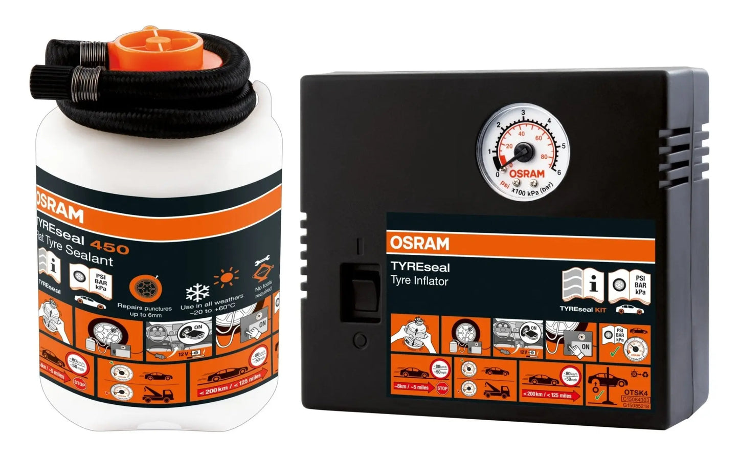 TYREseal KIT Reifendichtmittel-Reparatursatz 1 st. OSRAM - Samsuns Group