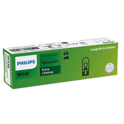 W5W 12V 5W W2,1x9,5d LongLife EcoVision 1st. Philips - Samsuns Group