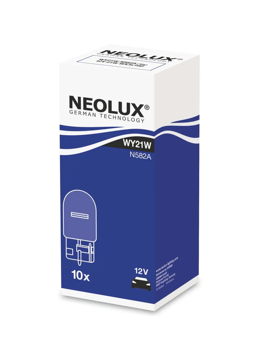 WY21W 12V 21W WX3X16D Standard N582A 1 Stück NEOLUX - Samsuns Group